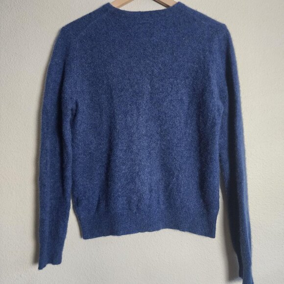 Article 365 Sweater Womens Large Blue 100% Cashmere V Neck Soft Knit Pullover - Picture 6 of 8